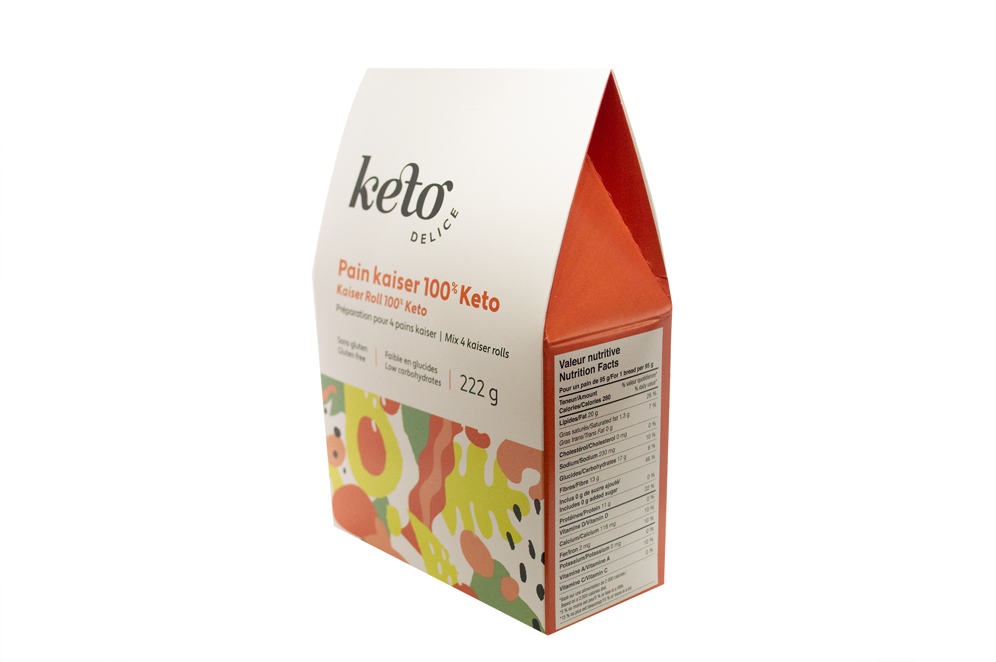 Préparation de pain Kaiser 100% keto – Keto Délice